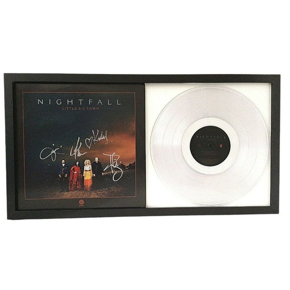 Little Big Town Signed Nightfall Vinyl Record Album Framed Beckett BAS Autograph - Picture 1 of 9
